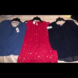 Size 7/8 girl shirt & dresses